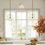 Oren Minimalist Conical Glass Flared Pendant Light