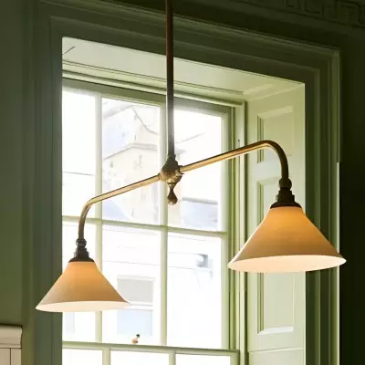 Foxx Retro Conical Porcelain Pendant Light Foxx Retro Conical Porcelain Pendant Light