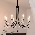 Niko French Vintage Crystal Chandelier Niko French Vintage Crystal Chandelier