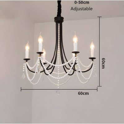 Niko French Vintage Crystal Chandelier