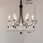 Niko French Vintage Crystal Chandelier Niko French Vintage Crystal Chandelier