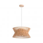 Freja Boho Wood Drum Chandelier Freja Boho Wood Drum Chandelier