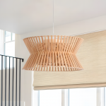 Freja Boho Wood Drum Chandelier Freja Boho Wood Drum Chandelier