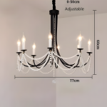 Niko French Vintage Crystal Chandelier Niko French Vintage Crystal Chandelier