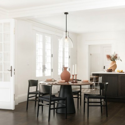 Keen Farmhouse Glass Dome Pendant Light