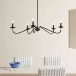 Charis Rustic 5 Light Metal Chandelier Charis Rustic 5 Light Metal Chandelier