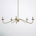 Charis Rustic 5 Light Metal Chandelier Charis Rustic 5 Light Metal Chandelier