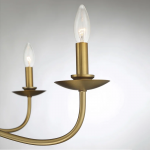 Charis Rustic 5 Light Metal Chandelier Charis Rustic 5 Light Metal Chandelier