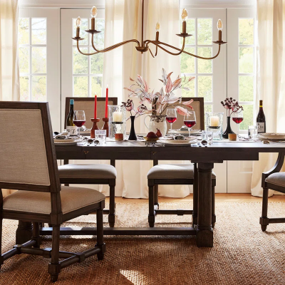 Charis Rustic 5 Light Metal Chandelier