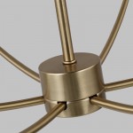 Galenor Minimalist Metal Branching Ring Chandelier Galenor Minimalist Metal Branching Ring Chandelier