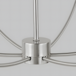 Galenor Minimalist Metal Branching Ring Chandelier Galenor Minimalist Metal Branching Ring Chandelier