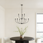 Galenor Minimalist Metal Branching Ring Chandelier Galenor Minimalist Metal Branching Ring Chandelier