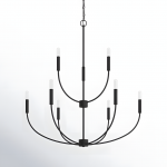 Galenor Minimalist Metal Branching Ring Chandelier Galenor Minimalist Metal Branching Ring Chandelier