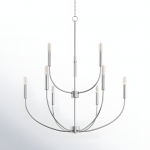 Galenor Minimalist Metal Branching Ring Chandelier Galenor Minimalist Metal Branching Ring Chandelier