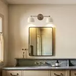 Astair Nordic Metal Deep Ball Vanity Wall Sconce