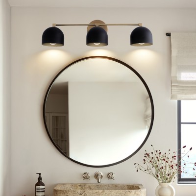 Astair Nordic Metal Deep Ball Vanity Wall Sconce Astair Nordic Metal Deep Ball Vanity Wall Sconce