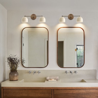 Astair Nordic Metal Deep Ball Vanity Wall Sconce Astair Nordic Metal Deep Ball Vanity Wall Sconce