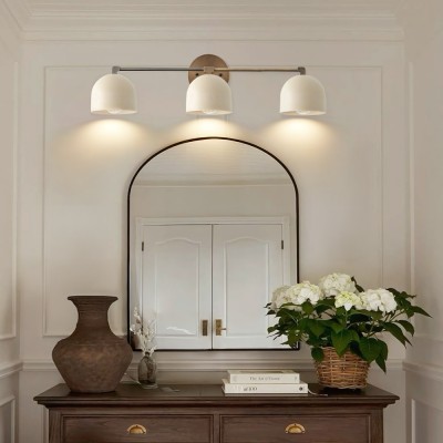 Astair Nordic Metal Deep Ball Vanity Wall Sconce Astair Nordic Metal Deep Ball Vanity Wall Sconce