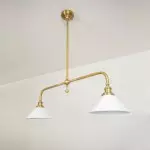 Foxx Retro Conical Porcelain Pendant Light Foxx Retro Conical Porcelain Pendant Light
