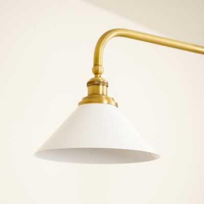 Foxx Retro Conical Porcelain Pendant Light