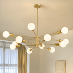 Drayven Modern Tiered Sputnik Metal Chandelier Drayven Modern Tiered Sputnik Metal Chandelier