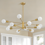 Drayven Modern Tiered Sputnik Metal Chandelier Drayven Modern Tiered Sputnik Metal Chandelier