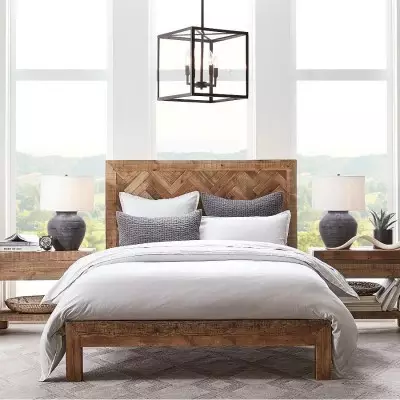 Bralen Rustic Square Lantern Glass Pendant Light Bralen Rustic Square Lantern Glass Pendant Light