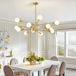 Drayven Modern Tiered Sputnik Metal Chandelier Drayven Modern Tiered Sputnik Metal Chandelier