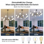 Drayven Modern Tiered Sputnik Metal Chandelier Drayven Modern Tiered Sputnik Metal Chandelier