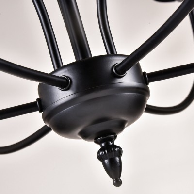 Caelestis Farmhouse 9 Light Metal Chandelier