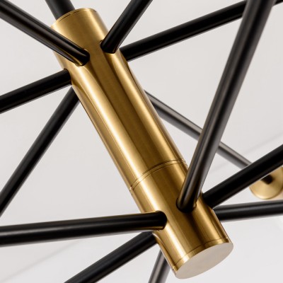 Drayven Modern Tiered Sputnik Metal Chandelier