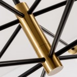 Drayven Modern Tiered Sputnik Metal Chandelier Drayven Modern Tiered Sputnik Metal Chandelier