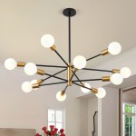 Drayven Modern Tiered Sputnik Metal Chandelier Drayven Modern Tiered Sputnik Metal Chandelier