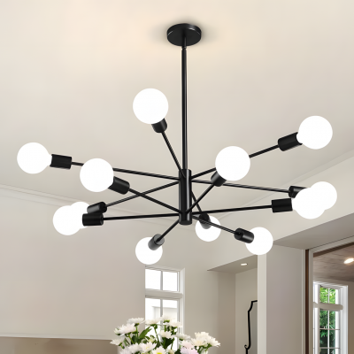 Drayven Modern Tiered Sputnik Metal Chandelier