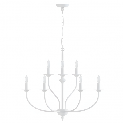 Caelestis Farmhouse 9 Light Metal Chandelier