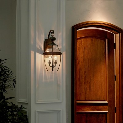 Riannon Country Metal Lantern Sconce Riannon Country Metal Lantern Sconce