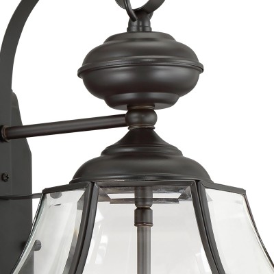 Riannon Country Metal Lantern Sconce Riannon Country Metal Lantern Sconce