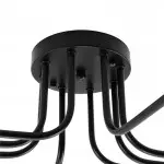 Phaedros Industrial Black Semi Flush Mount Ceiling Light