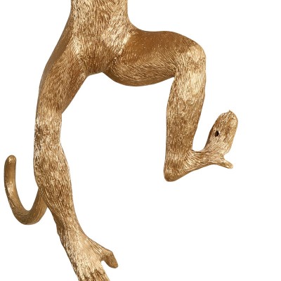 Ioneus Creative Gold Resin Monkey Sconce Ioneus Creative Gold Resin Monkey Sconce