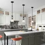 Jeran Modern Milk Glass Dome Pendant Light