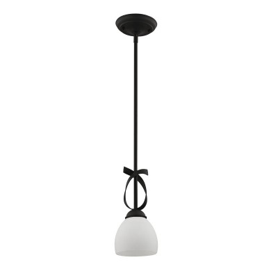 Jeran Modern Milk Glass Dome Pendant Light