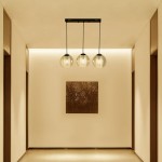 Mhyrra Farmhouse 3-Light Grey Glass Crystal Pendant Light