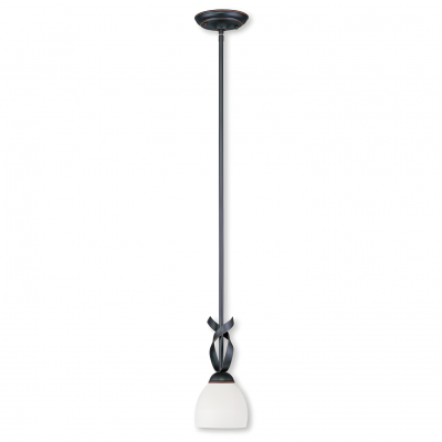 Jeran Modern Milk Glass Dome Pendant Light