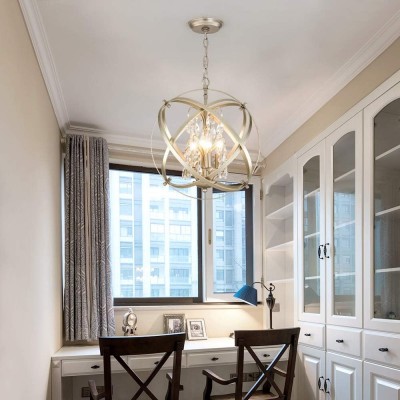 Haldora Rustic Crystal Globe Pendant Light Haldora Rustic Crystal Globe Pendant Light