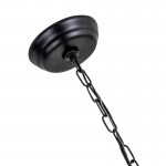 Haldora Rustic Crystal Globe Pendant Light