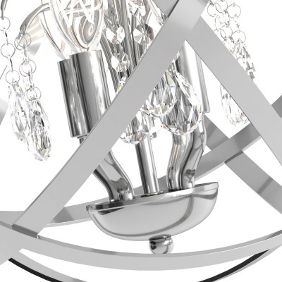 Haldora Rustic Crystal Globe Pendant Light Haldora Rustic Crystal Globe Pendant Light