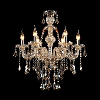 Teya Luxurious 6-Light Crystal Chandelier Teya Luxurious 6-Light Crystal Chandelier