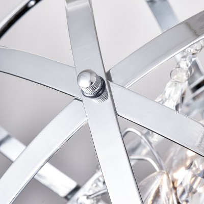 Haldora Rustic Crystal Globe Pendant Light Haldora Rustic Crystal Globe Pendant Light