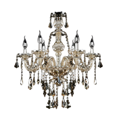 Teya Luxurious 6-Light Crystal Chandelier Teya Luxurious 6-Light Crystal Chandelier