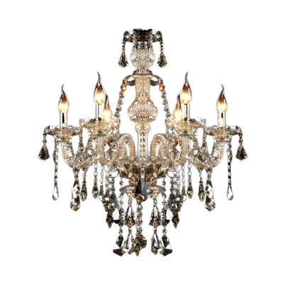 Teya Luxurious 6-Light Crystal Chandelier Teya Luxurious 6-Light Crystal Chandelier
